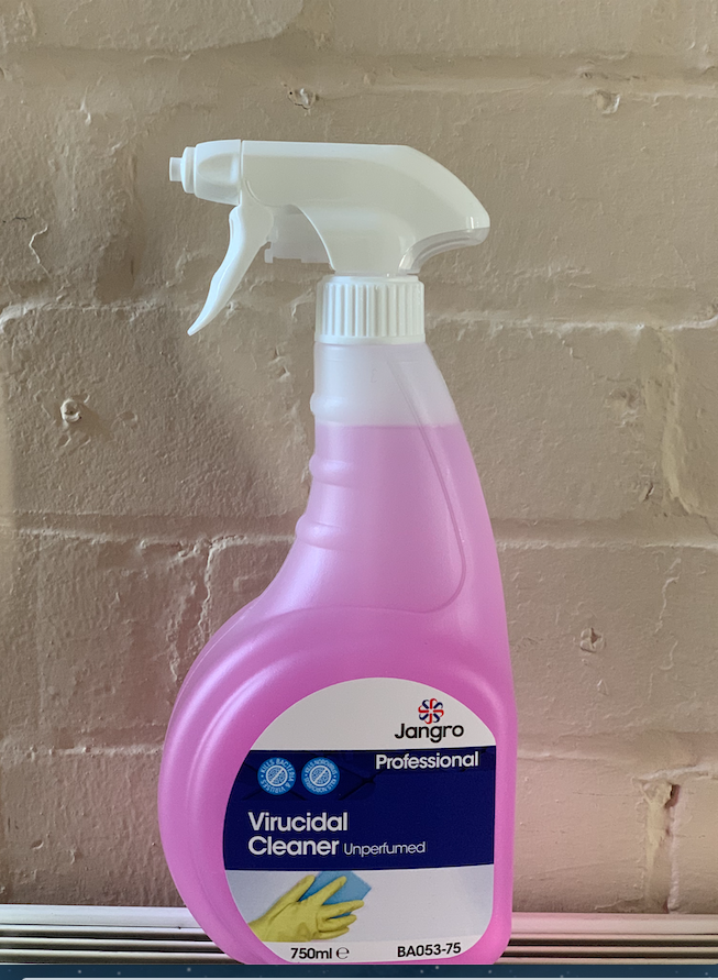 Virucidal cleaner